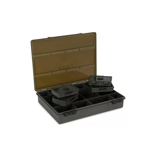 FOX EOS carp tackle box loaded Large - Szerelékes doboz