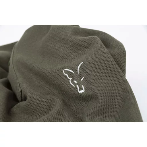 FOX Collection Green & Silver Polo galléros póló 