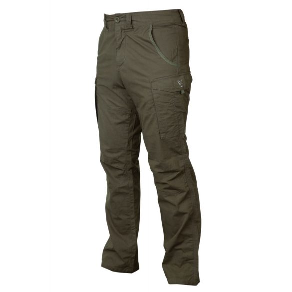 Fox Collection Green & Silver Combat Trousers nadrág