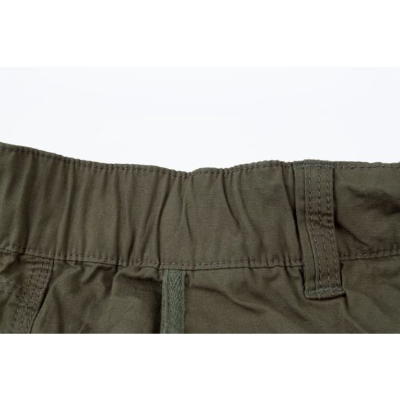 Fox Collection Green & Silver Combat Trousers nadrág