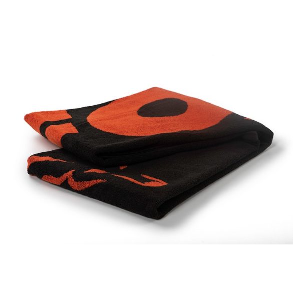 FOX Beach Towel Black/Orange - strandtörölköző 
