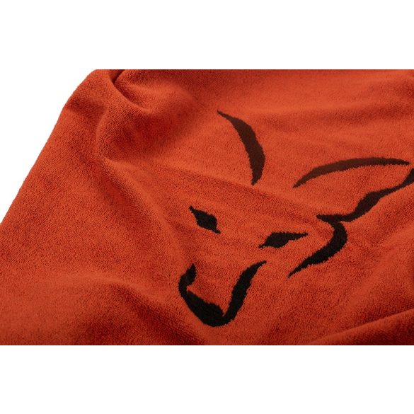 FOX Beach Towel Black/Orange - strandtörölköző 