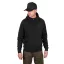  FOX COLLECTION LIGHTWEIGHT HOODY BLACK & ORANGE - FEKETE NARANCS PULÓVER