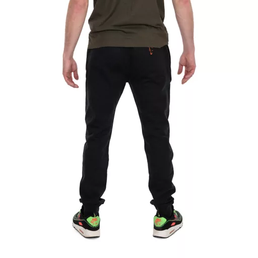 FOX COLLECTION LIGHTWEIGHT JOGGER BLACK & ORANGE - FEKETE NARANCS MELEGÍTŐ NADRÁG
