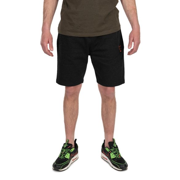 FOX COLLECTION LW JOGGER SHORT BLACK & ORANGE - FEKETE NARANCS RÖVID NADRÁG