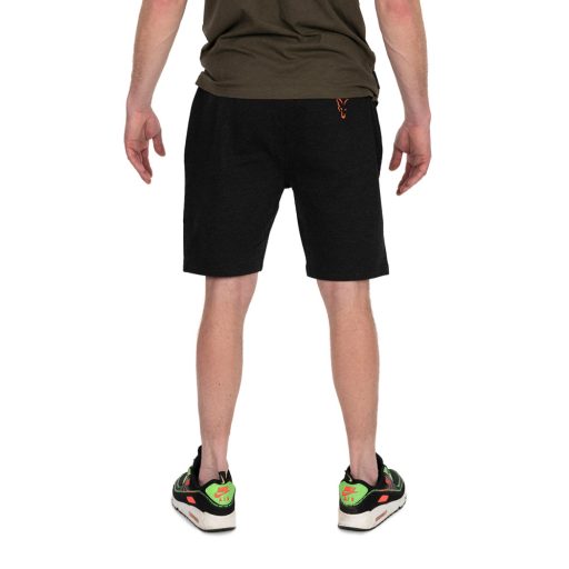 FOX COLLECTION LW JOGGER SHORT BLACK & ORANGE - FEKETE NARANCS RÖVID NADRÁG