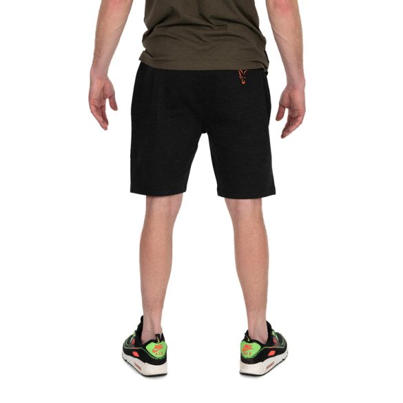 FOX COLLECTION LW JOGGER SHORT BLACK & ORANGE - FEKETE NARANCS RÖVID NADRÁG