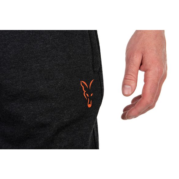 FOX COLLECTION LW JOGGER SHORT BLACK & ORANGE - FEKETE NARANCS RÖVID NADRÁG
