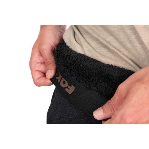 FOX Collection Sherpa Joggers - Black/Orange