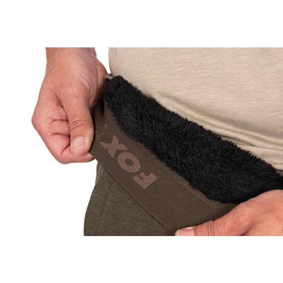 Fox Collection Sherpa Joggers - Green/Black