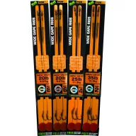 FOX Edges Wide Gape Size 8 20lb Camotex Semi Stiff 2pcs