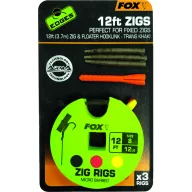 FOX Edges Zig Ready Rigs Size 8 12lb 12ft 3pcs