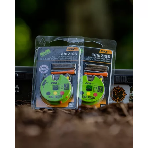 FOX Edges Zig Ready Rigs Size 8 12lb 13ft 3pcs