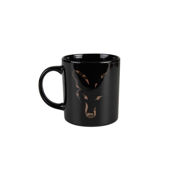 FOX BLACK & CAMO HEAD CERAMIC MUG - KERÁMIA BÖGRE