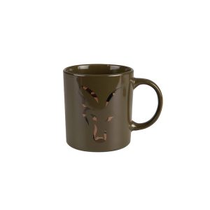 Fox Green and Camo Head Ceramic Mug - KERÁMIA BÖGRE