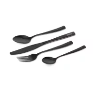 FOX Cookware Black Stainless Cutlery Set 