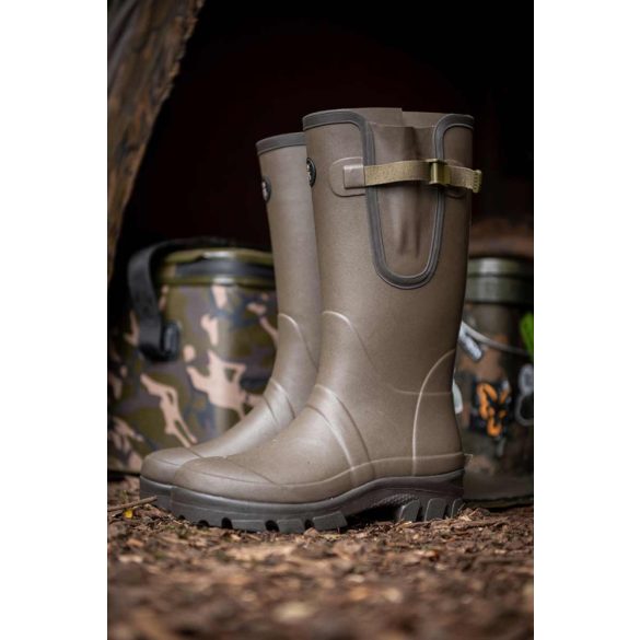 FOX Neoprene lined Camo/Khaki Rubber Boot - GUMICSIZMA NEOPRÉN BELSŐVEL