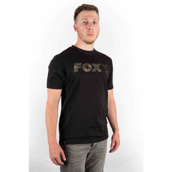 FOX Black Camo Print póló 