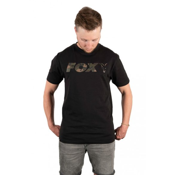 FOX Black Camo Print póló 