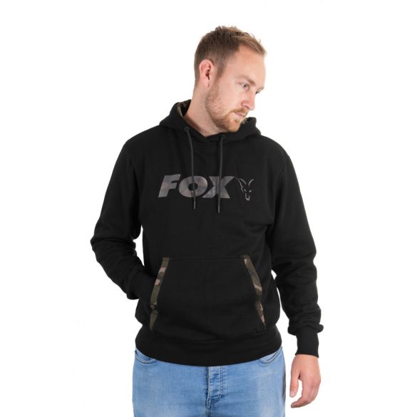 FOX Black Camo Print Hoody kapucnis pulóver
