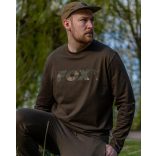 FOX LONG SLEEVE KHAKI/CAMO T-SHIRT - Hosszú ujjú póló Keki