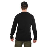 FOX LONG SLEEVE BLACK/CAMO T-SHIRT - Hosszú Ujjú Póló Fekete/Camo