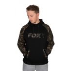 FOX Black/Camo Raglan Hoodie - kapucnis pulóver