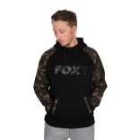 FOX Black/Camo Raglan Hoodie - kapucnis pulóver