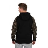 FOX Black/Camo Raglan Hoodie - kapucnis pulóver