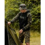 FOX Black/Camo Raglan Hoodie - kapucnis pulóver