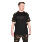 FOX BLACK/CAMO OUTLINE T-SHIRT - póló 