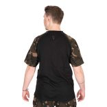 FOX BLACK/CAMO OUTLINE T-SHIRT - póló 