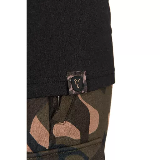FOX BLACK/CAMO OUTLINE T-SHIRT - póló 