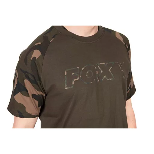 FOX KHAKI/CAMO OUTLINE T-SHIRT - póló 
