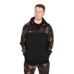 FOX LW BLACK/CAMO SPLIT ZIP HOODY - Pulóver 