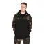 FOX LW BLACK/CAMO SPLIT ZIP HOODY - Pulóver 