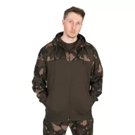 FOX LW KHAKI/CAMO SPLIT ZIP HOODY - Pulóver 