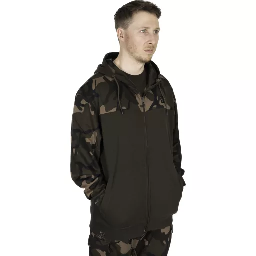 FOX LW Khaki Camo Split Zip Hoody