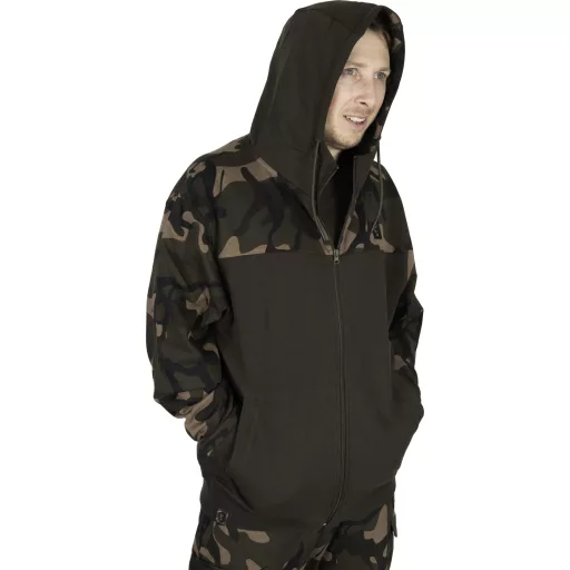FOX LW Khaki Camo Split Zip Hoody