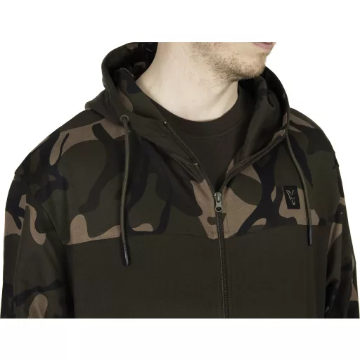 FOX LW Khaki Camo Split Zip Hoody
