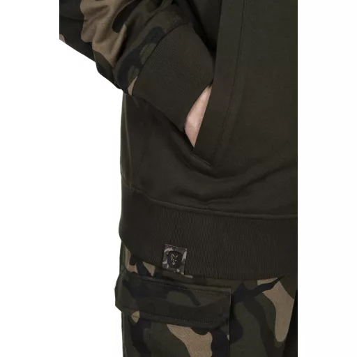 FOX LW Khaki Camo Split Zip Hoody