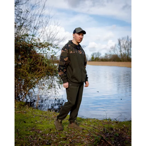 FOX LW Khaki Camo Split Zip Hoody