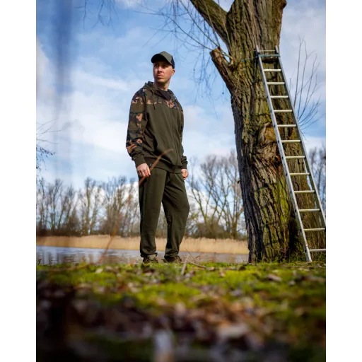 FOX LW Khaki Camo Split Zip Hoody