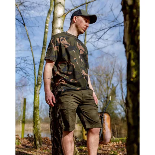 FOX LW KHAKI COMBAT SHORTS - Rövidnadrág