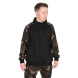 FOX LW BLACK/CAMO QTR ZIP - Pulóver 