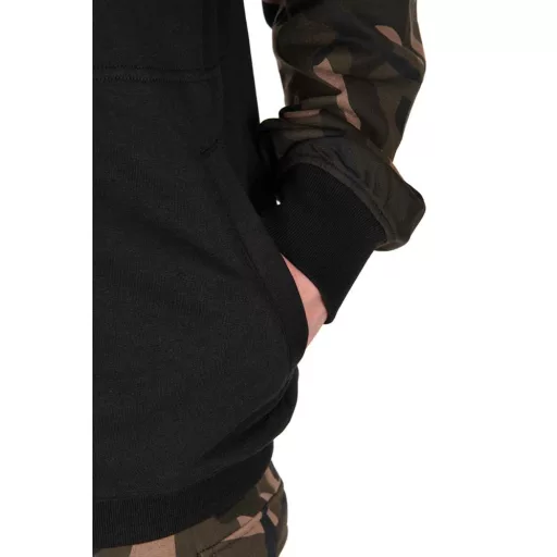 FOX LW BLACK/CAMO QTR ZIP - Pulóver 