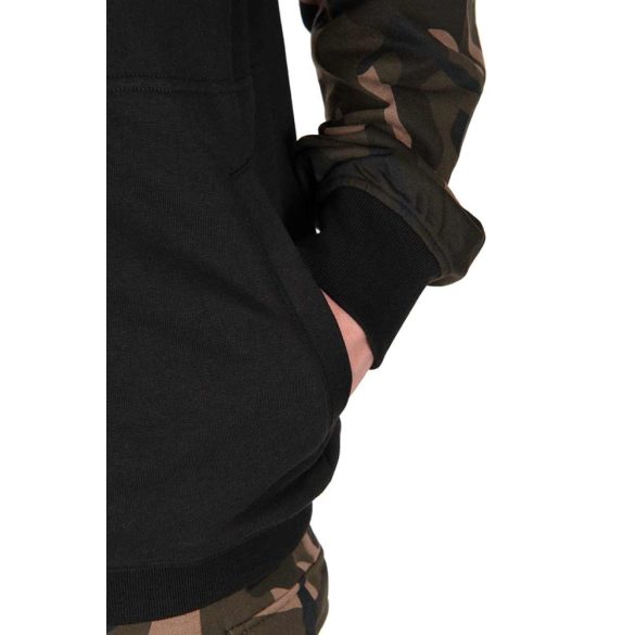FOX LW BLACK/CAMO QTR ZIP - Pulóver 