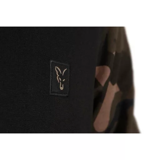 FOX LW BLACK/CAMO QTR ZIP - Pulóver 