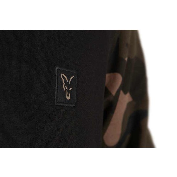 FOX LW BLACK/CAMO QTR ZIP - Pulóver 