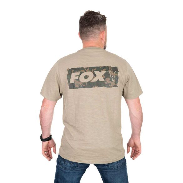 FOX FOX LW KHAKI LARGE PRINT PÓLÓ